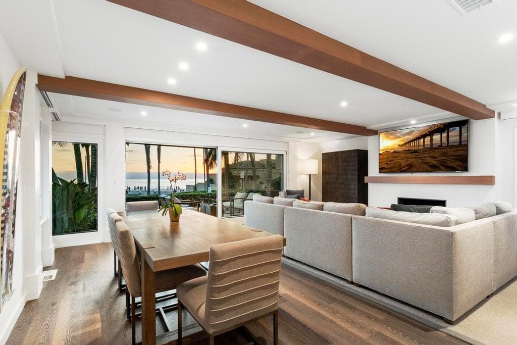 Front living room with ocean views