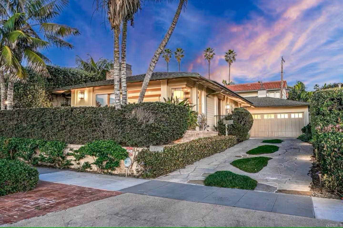 Exterior of the La Jolla Shores beachfront home